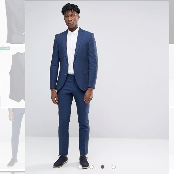 Gianni Feraud Tapered Slim Fit Trouser Linen 34x32 - Picture 2 of 6